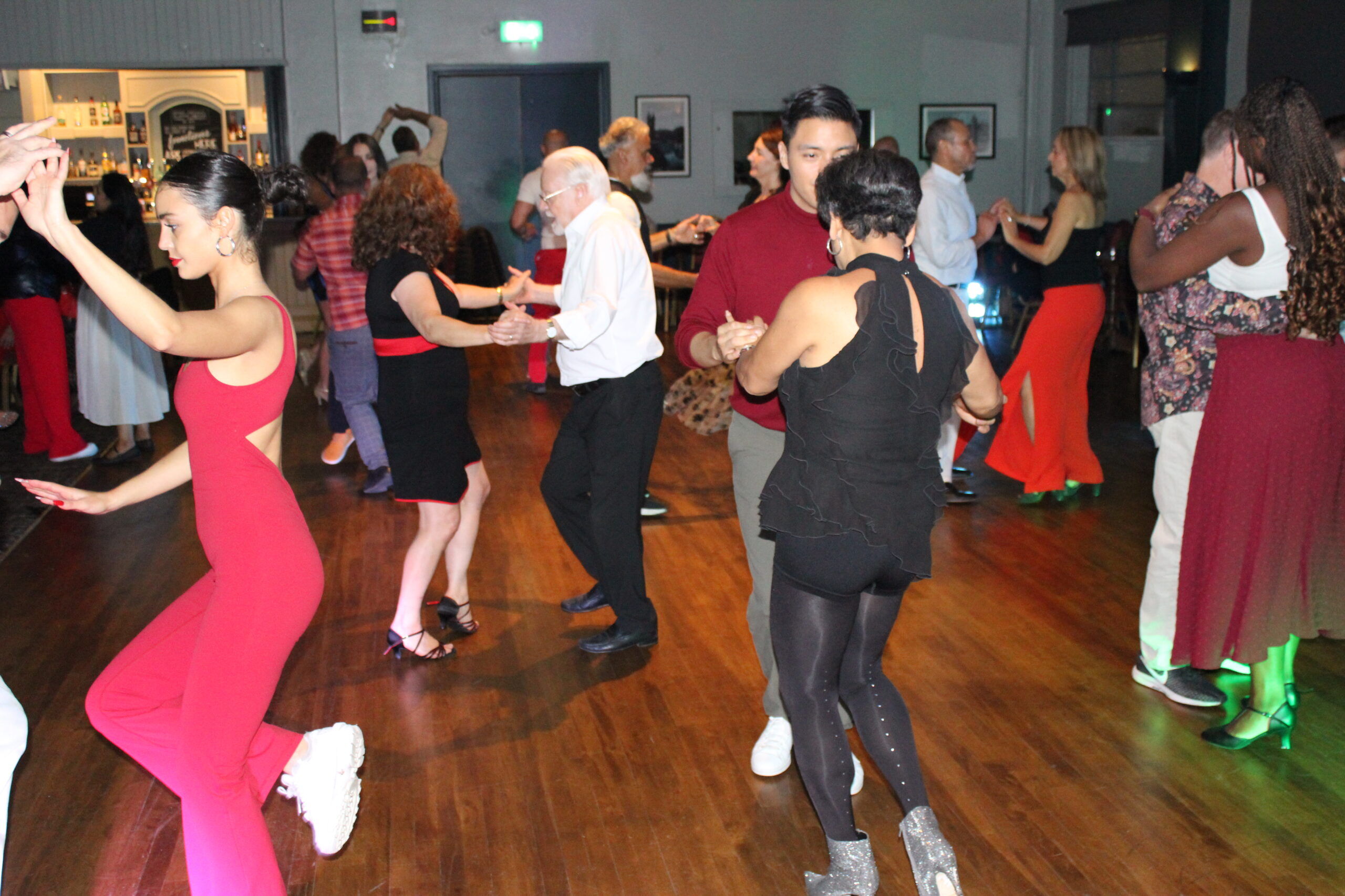 Salsa dance monthly party at the Stoke, Guildford, Surrey